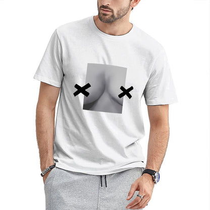 Inkmay Casual Cotton T-shirt Abstract Legs With Black Shadows Unisex T-shirtActiveStyle Print-Ready T-Shirt