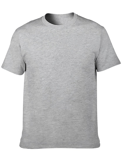 Custom adult heat transfer short-sleeved T-shirts  gray