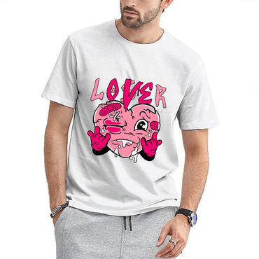 inkmay-casual-cotton-t-shirt-purple-butterfly-and-rose-pattern-unisex-t-shirt