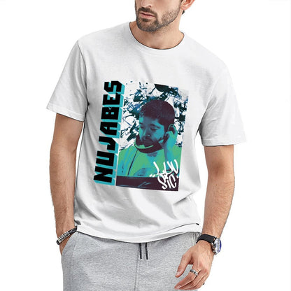 Inkmay Casual Cotton T-shirt Abstract Art With Bold Colors Unisex T-shirt