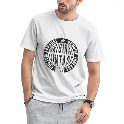 Inkmay Casual Cotton T-shirt Abstract Black Background With Minimal Design Unisex T-shirtStudio TimelessComfort T-Shirt