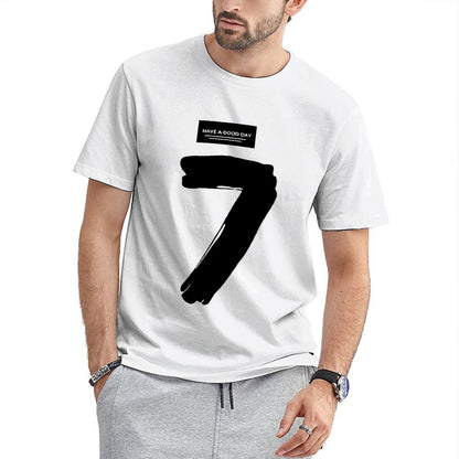 Inkmay Casual Cotton T-shirt Have A Dood Day Print Design Unisex T-shirtLifestyle Print-Ready T-Shirt