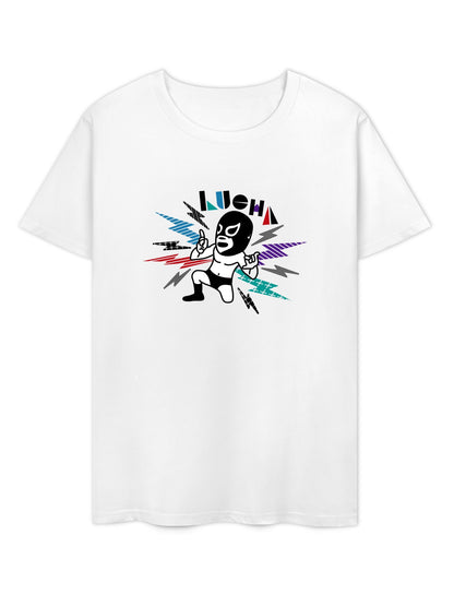 Inkmay Casual Cotton T-shirt Abstract Art With Bold Colors Unisex T-shirtTimelessStyle Smooth T-Shirt