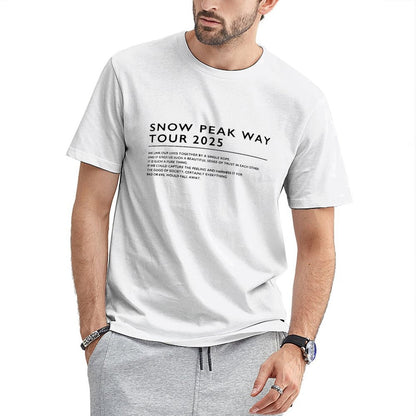 Inkmay Casual Cotton T-shirt Abstract Geometric Shapes In Bold Colors Unisex T-shirtLightweight Essential T-Shirt