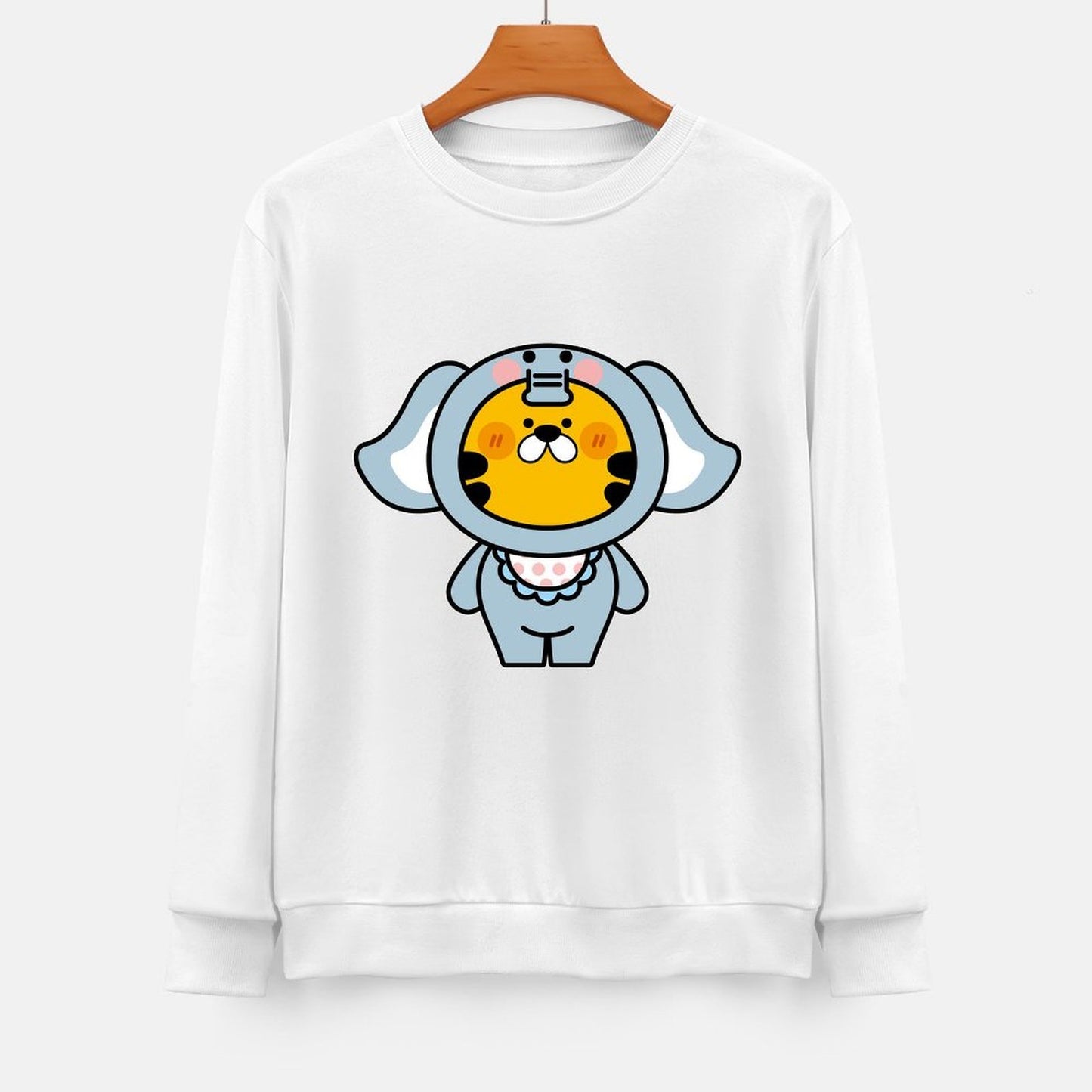 Front Patterned Long Sleeve TopComfortFit ActiveLine