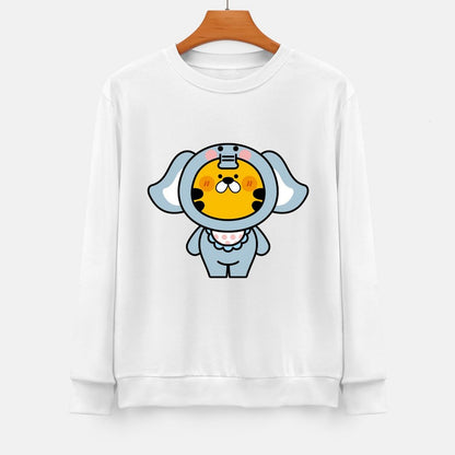 Front Patterned Long Sleeve TopComfortFit ActiveLine