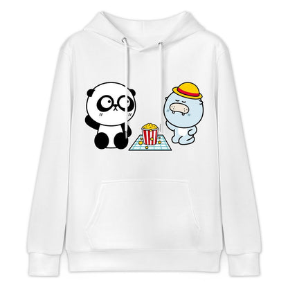 Printing Clean Front Graphic Hoodies