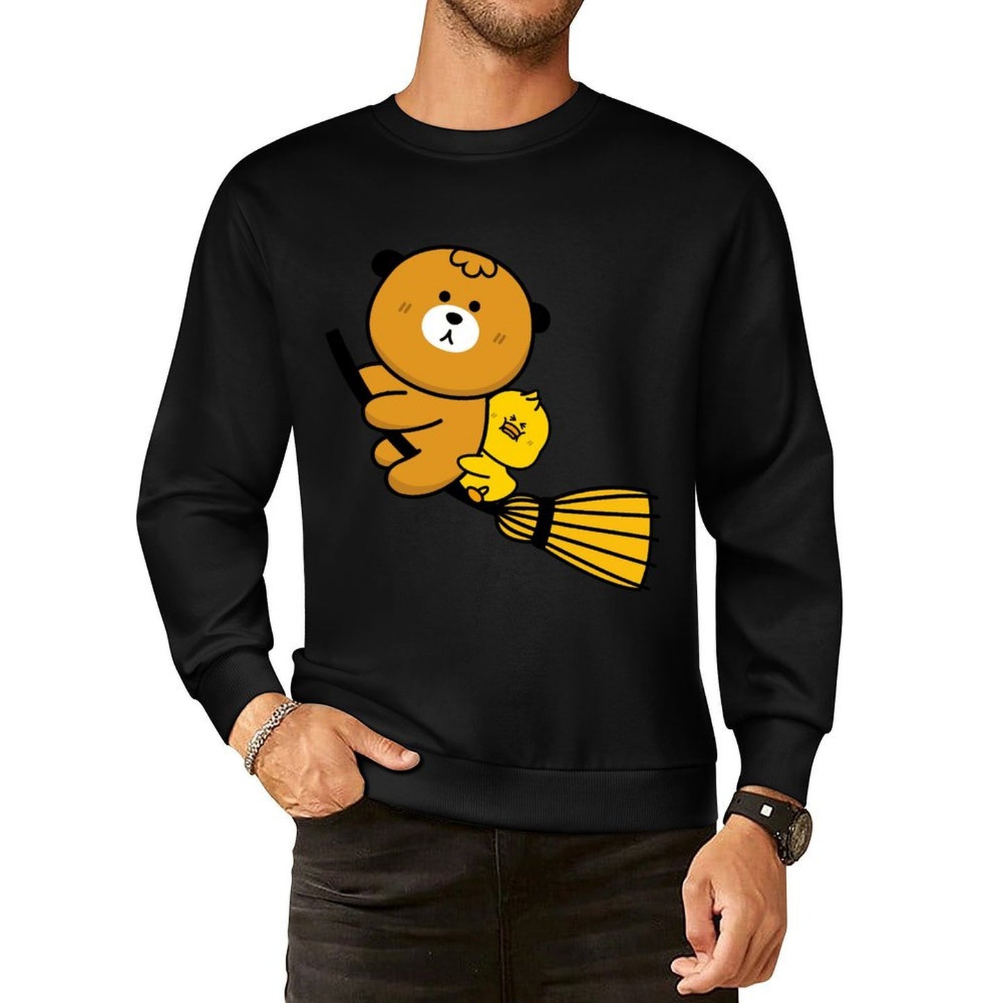 Front Patterned Long Sleeve TopRelaxed ActiveLine