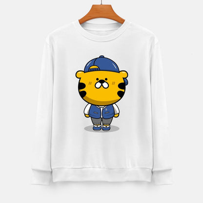 Front Patterned Long Sleeve TopClean Edges Breathable