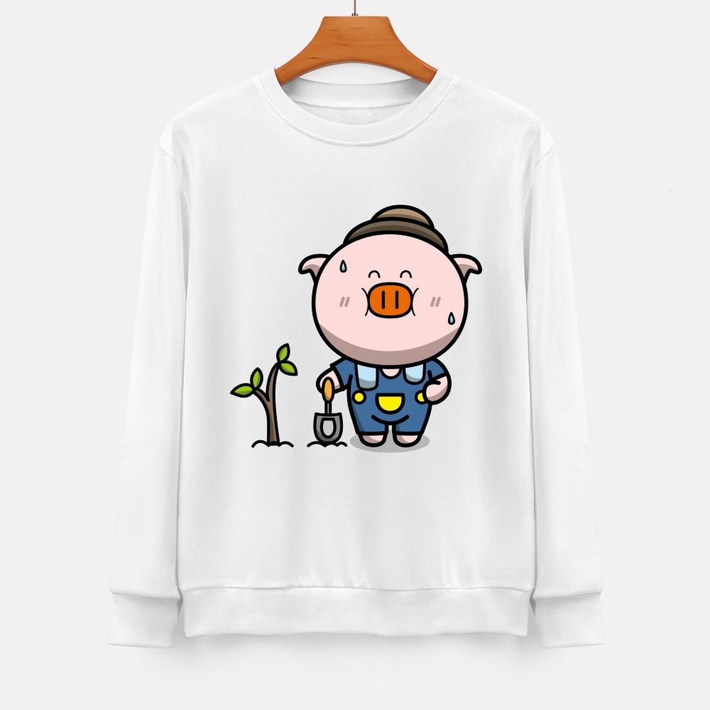 Front Patterned Long Sleeve TopRegularFit EverydayWear