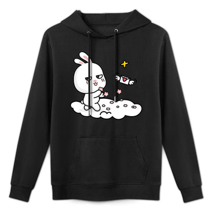 Basic Smooth Front Graphic Hoodies