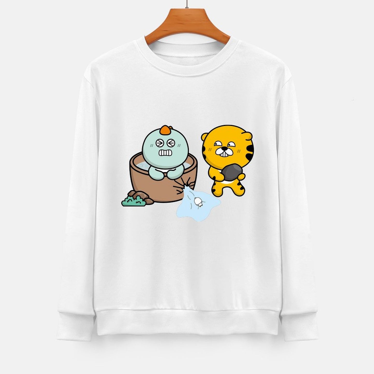 Front Patterned Long Sleeve TopBold Edition