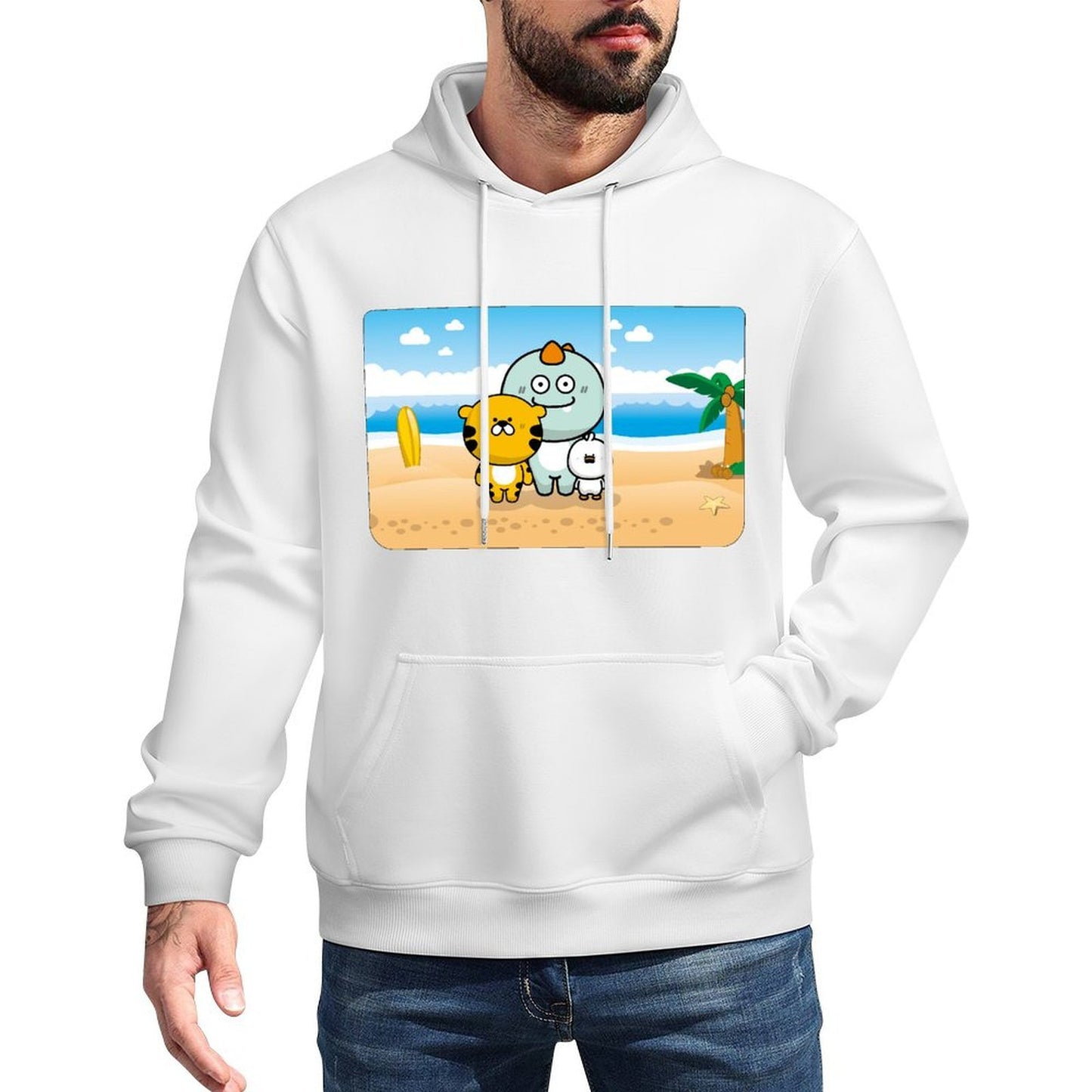 IPBR 250g Hooded Pocket Sweatshirt Front GraphicMen's Hooded  Sweatshirt4000721