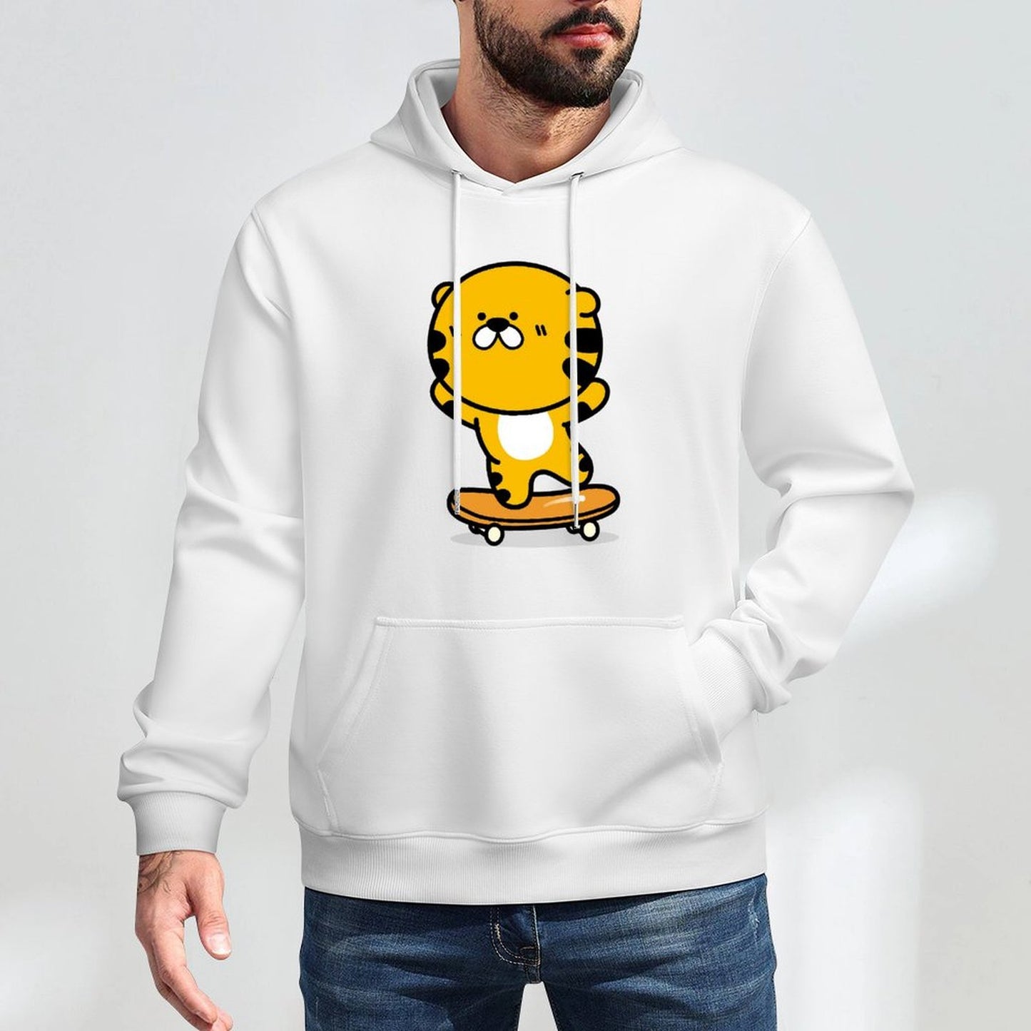 Smooth Feel Sharp Front Graphic Hoodies