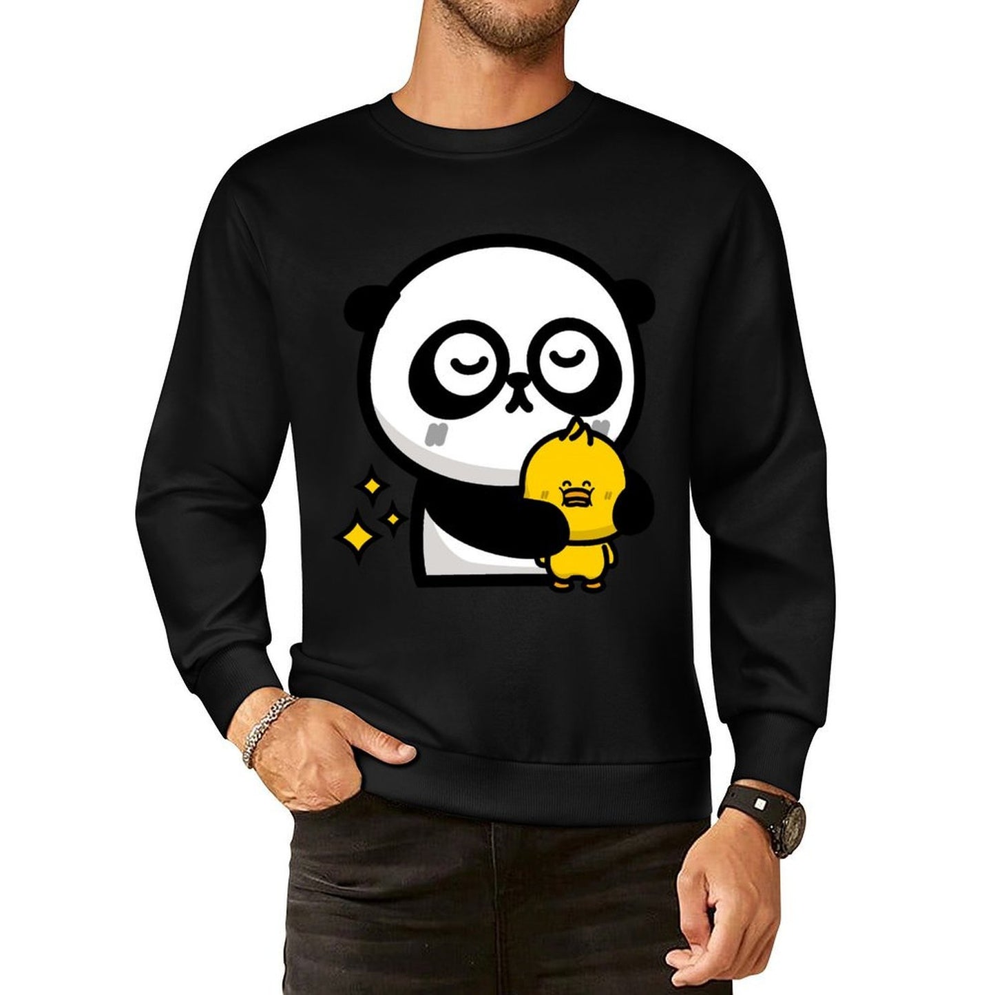 Front Patterned Long Sleeve TopSport ClassicSeries