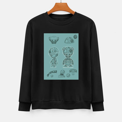 IPIB 250g Crew Neck Long Sleeve Sweatshirt Front GraphicCrew Neck Long Sleeve Sweatshirt6000008-4