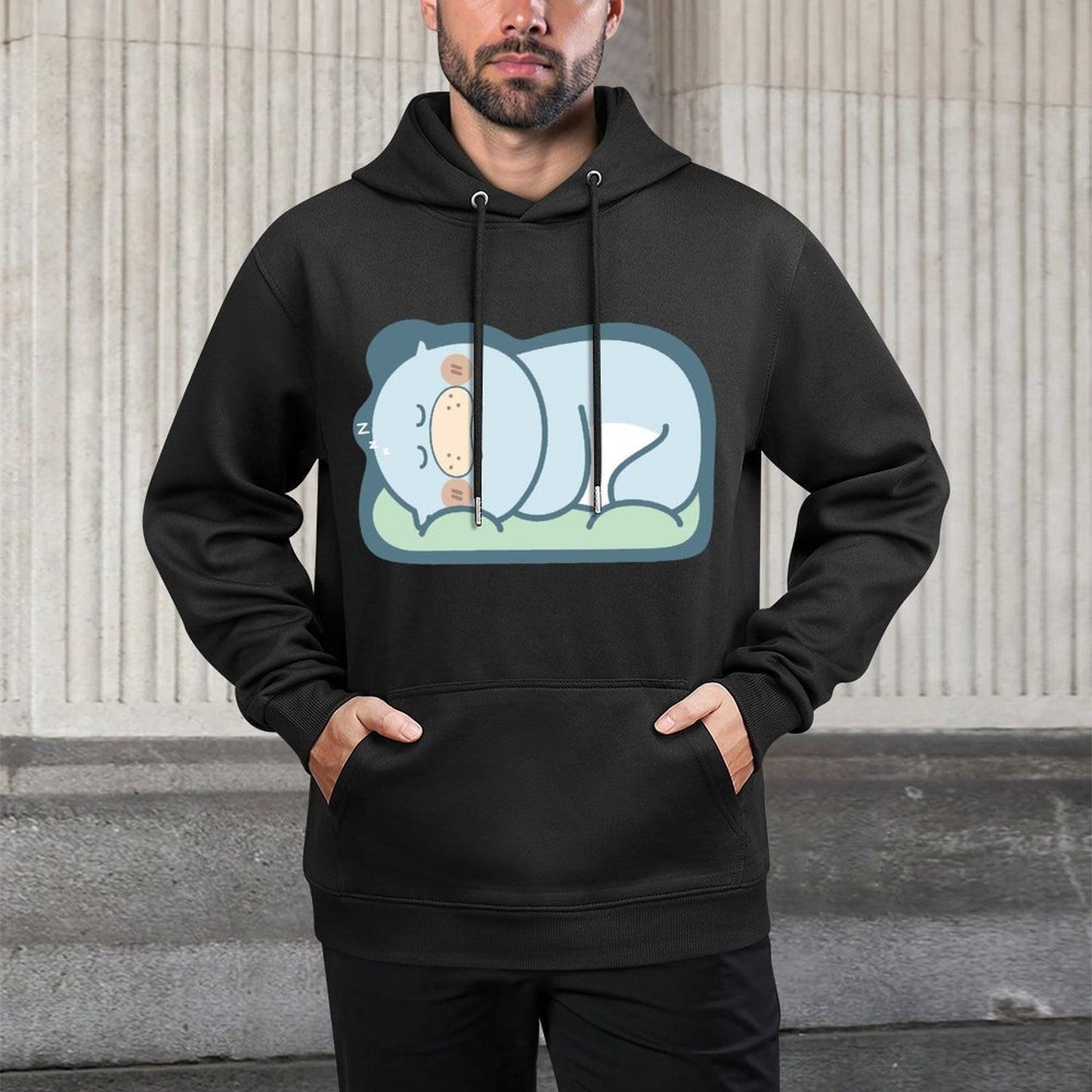 Front Graphic HoodiesEssential Tear-Resistant