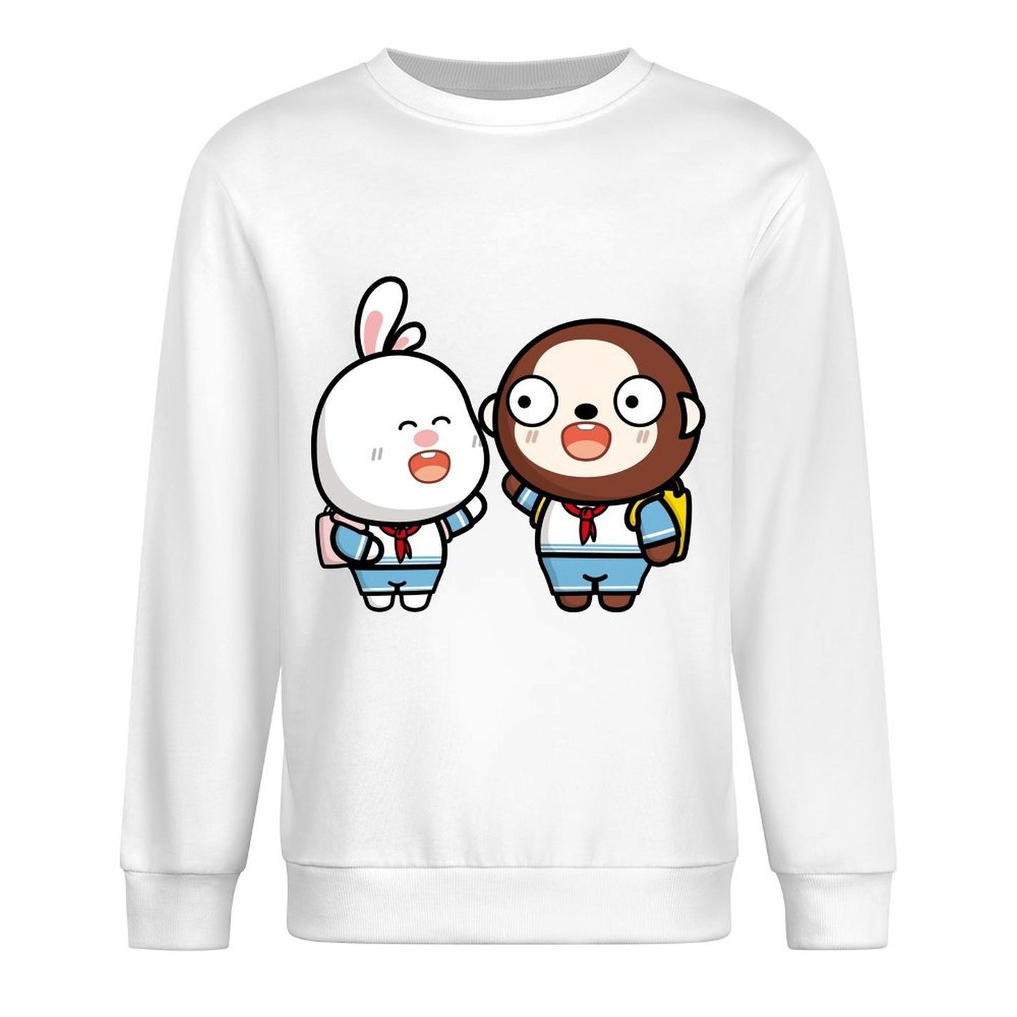 Front Patterned Long Sleeve TopSlim Fit Design-Your-Own