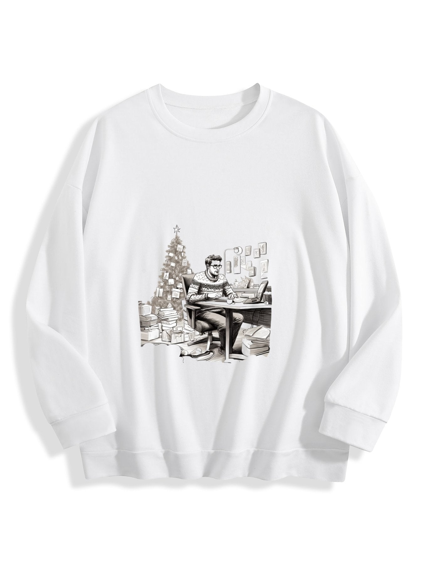Customizable Christmas-themed long-sleeved Christmas Busy