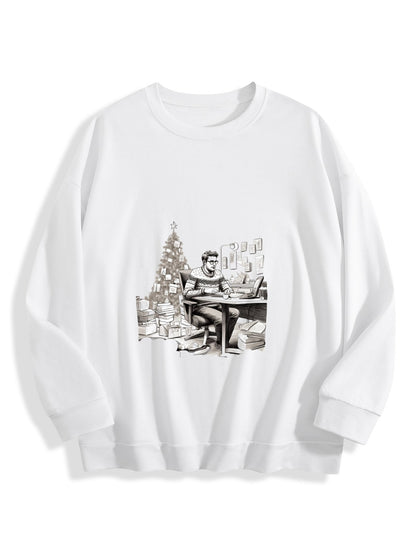 Customizable Christmas-themed long-sleeved Christmas Busy