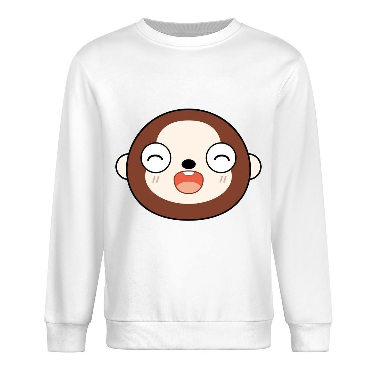 Front Patterned Long Sleeve TopHigh-Quality Slim Fit