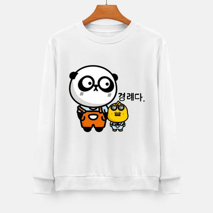 Front Patterned Long Sleeve TopWrinkle-Free RelaxFit