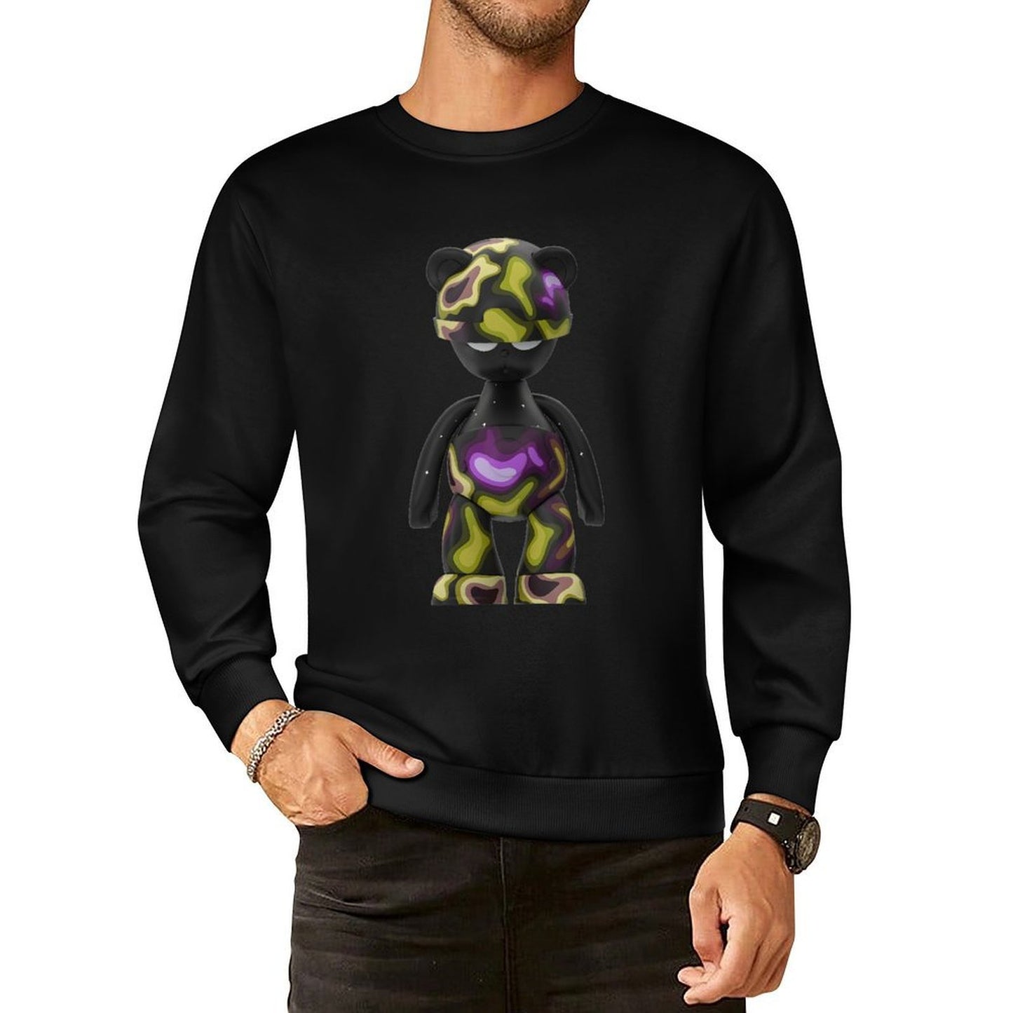 IPIB 250g Crew Neck Long Sleeve Sweatshirt Front GraphicCrew Neck Long Sleeve Sweatshirt6000072-3