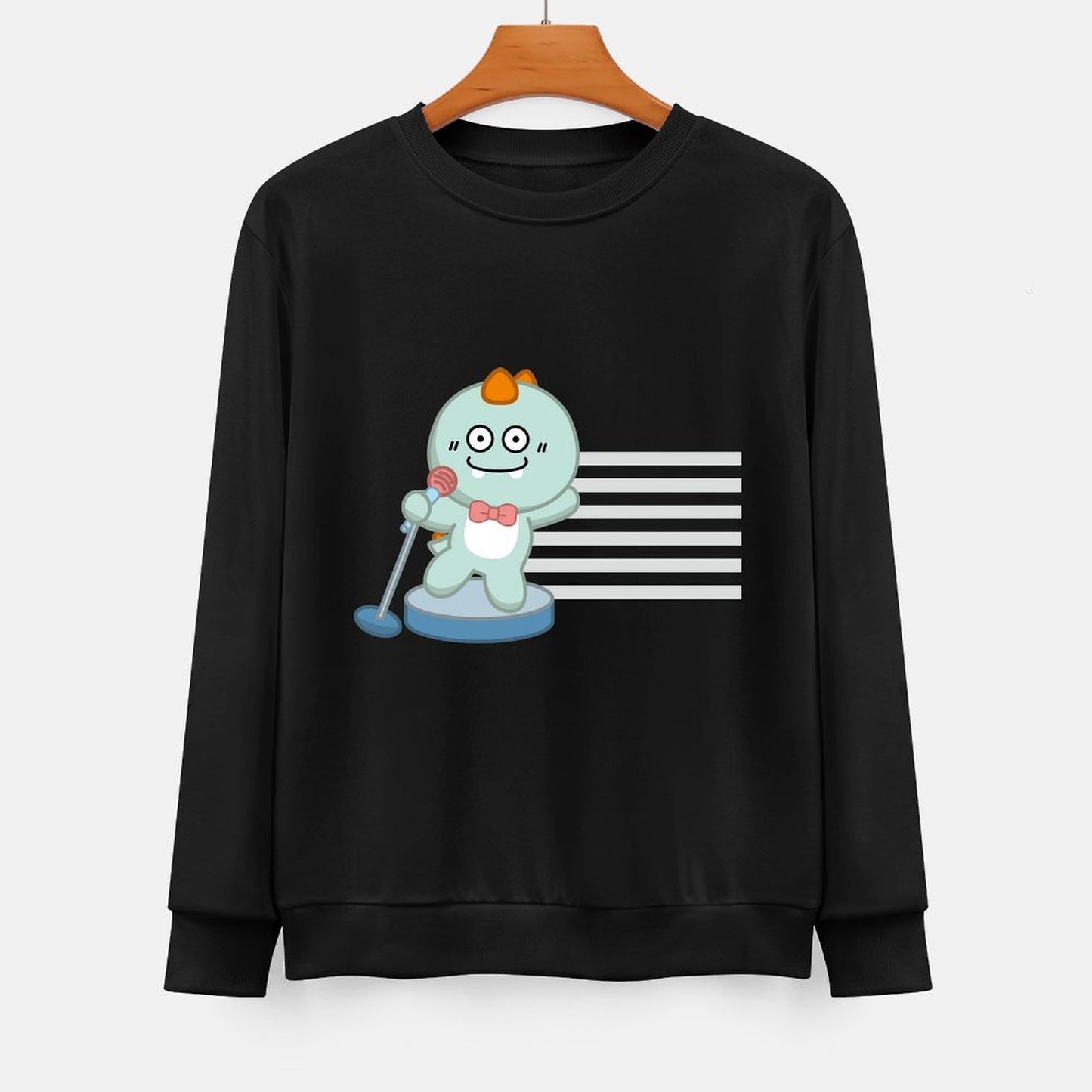 Front Patterned Long Sleeve TopPremium Daily