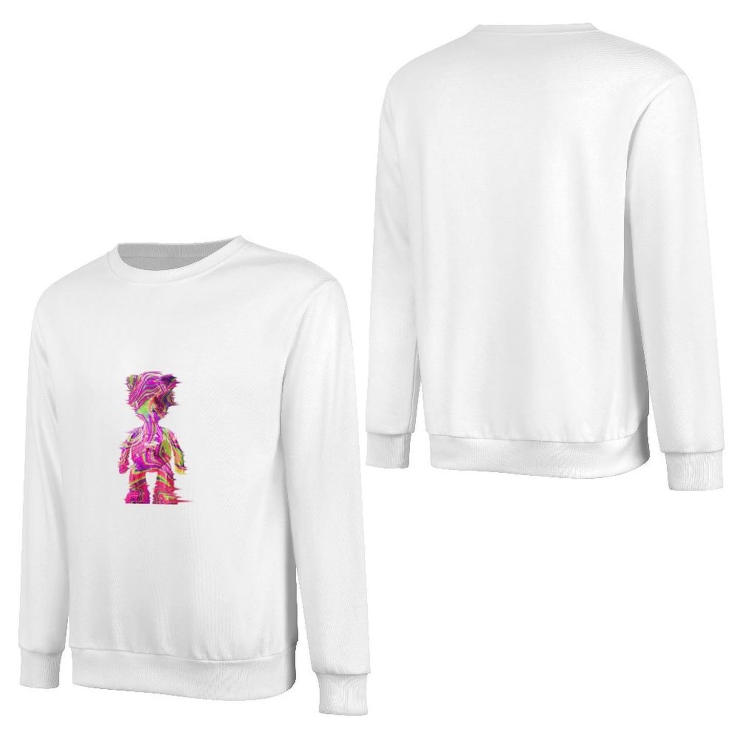 Long Sleeve With Front PatternSimple Oversized