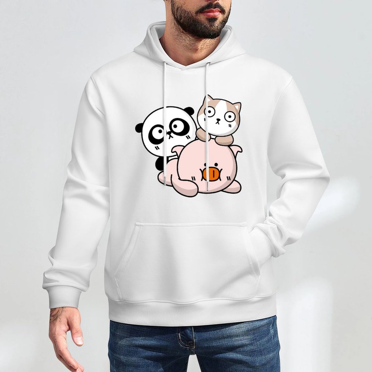 PureStyle Vibrant Colors Front Graphic Hoodies