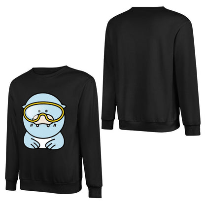 Front Patterned Long Sleeve TopSmoothWear Casual