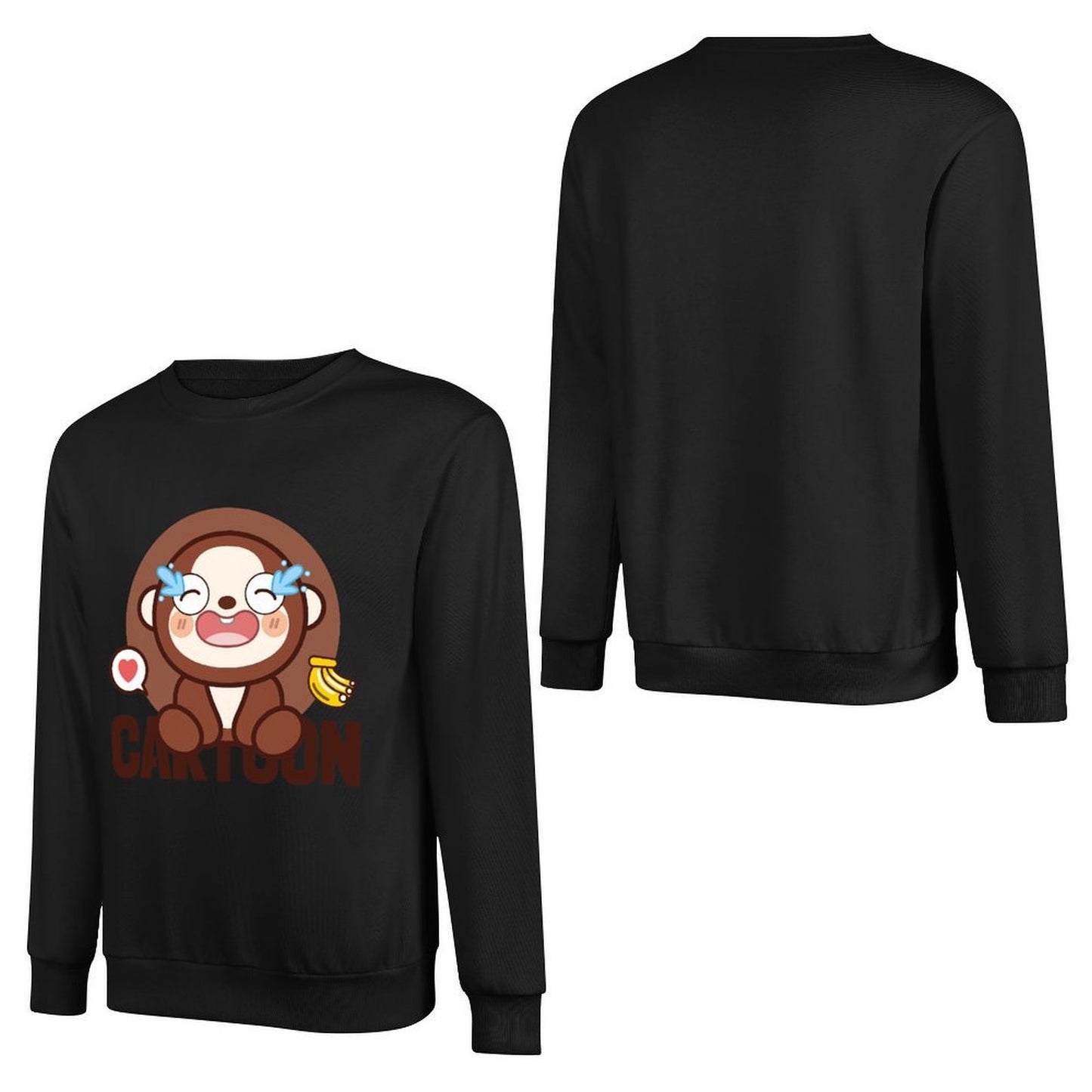 Front Patterned Long Sleeve TopSmoothWear ActiveLine