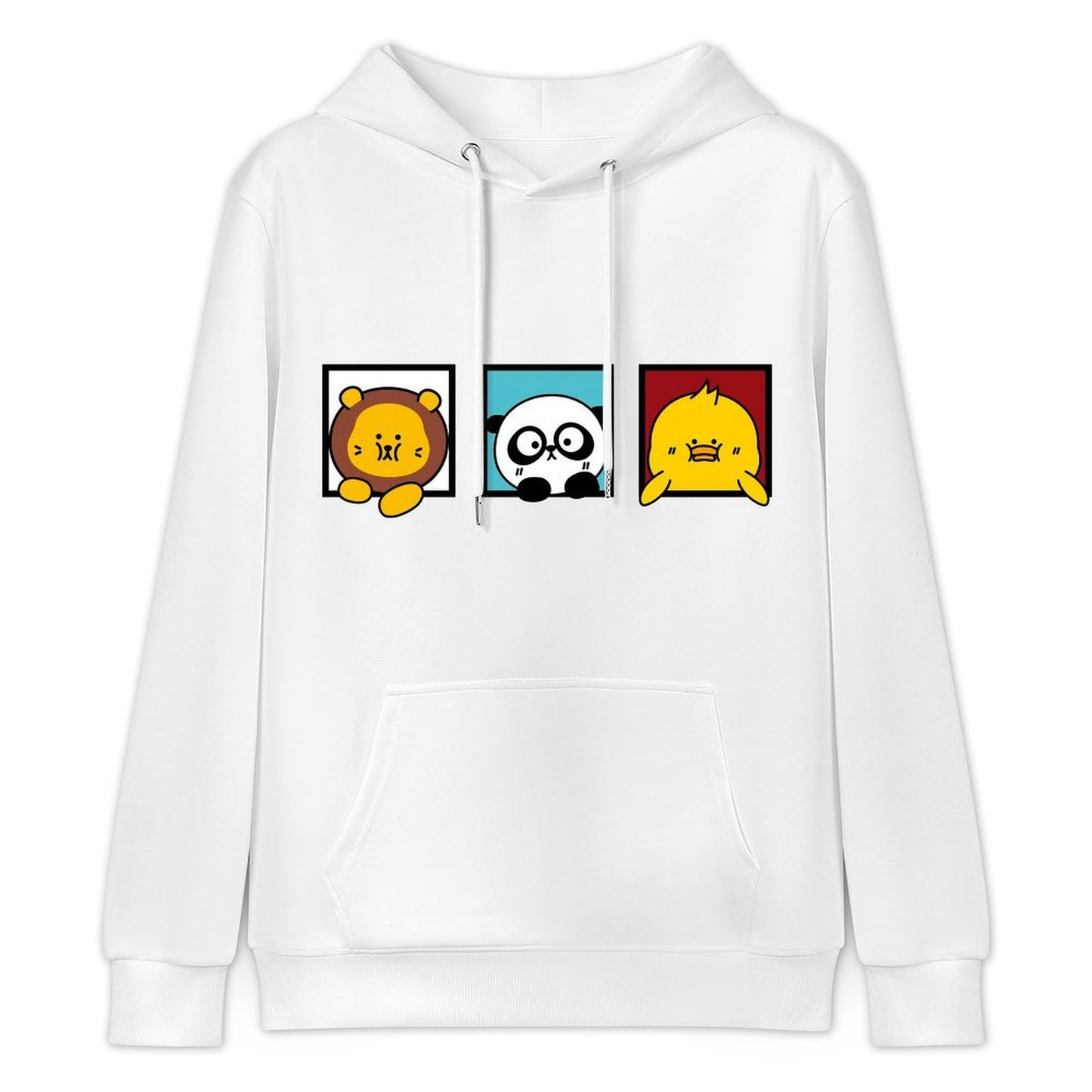 Tear-Resistant Print-Ready Front Graphic Hoodies