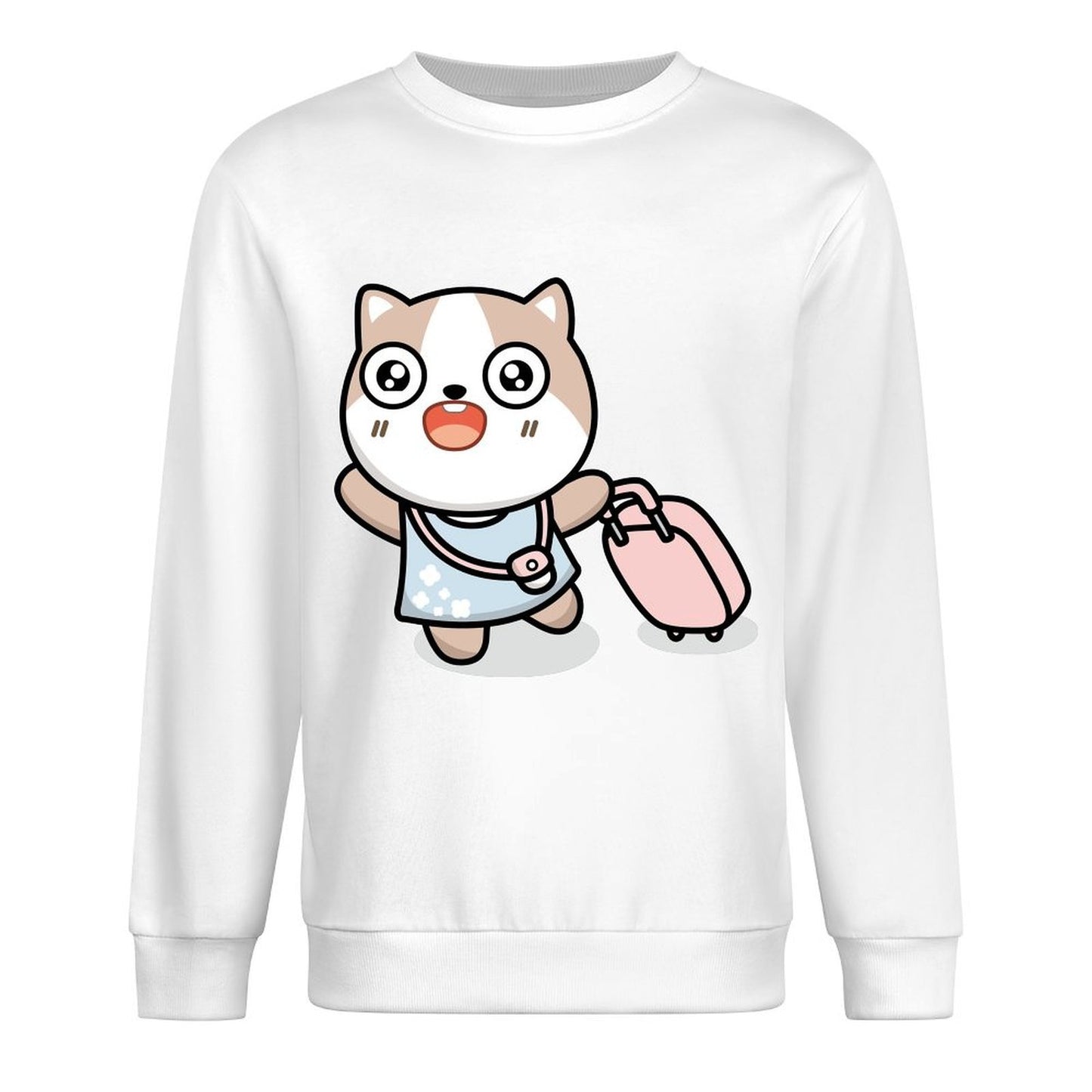 Front Patterned Long Sleeve TopClean ActiveWear