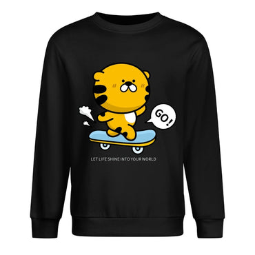 Front Patterned Long Sleeve TopUrban Minimal