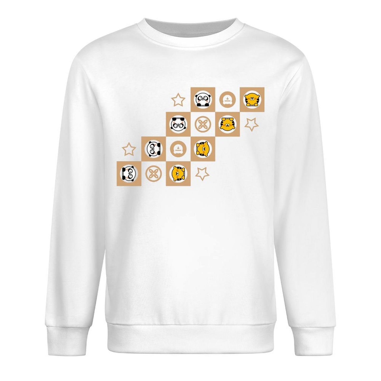 Front Patterned Long Sleeve TopClassicLine Series