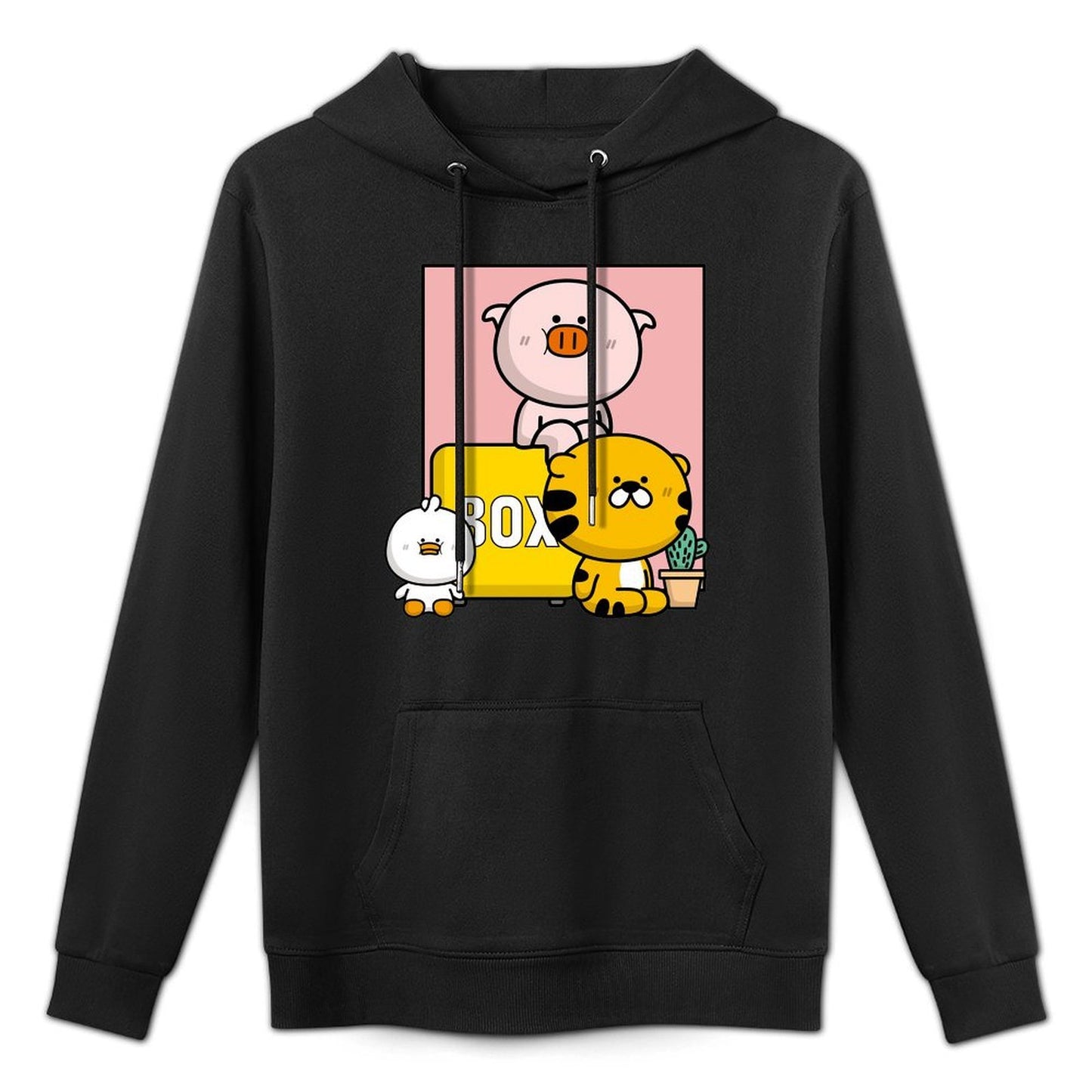 Front Graphic HoodiesEasy-Care Shrink-Resistant