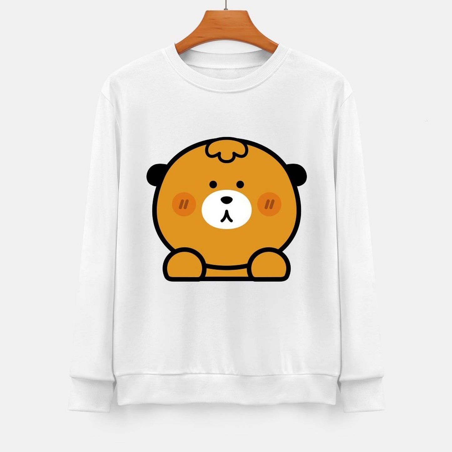 Front Patterned Long Sleeve TopTimelessComfort Neat