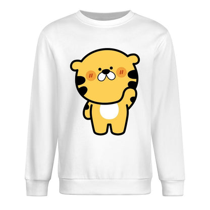 Front Patterned Long Sleeve TopSolid Minimalist