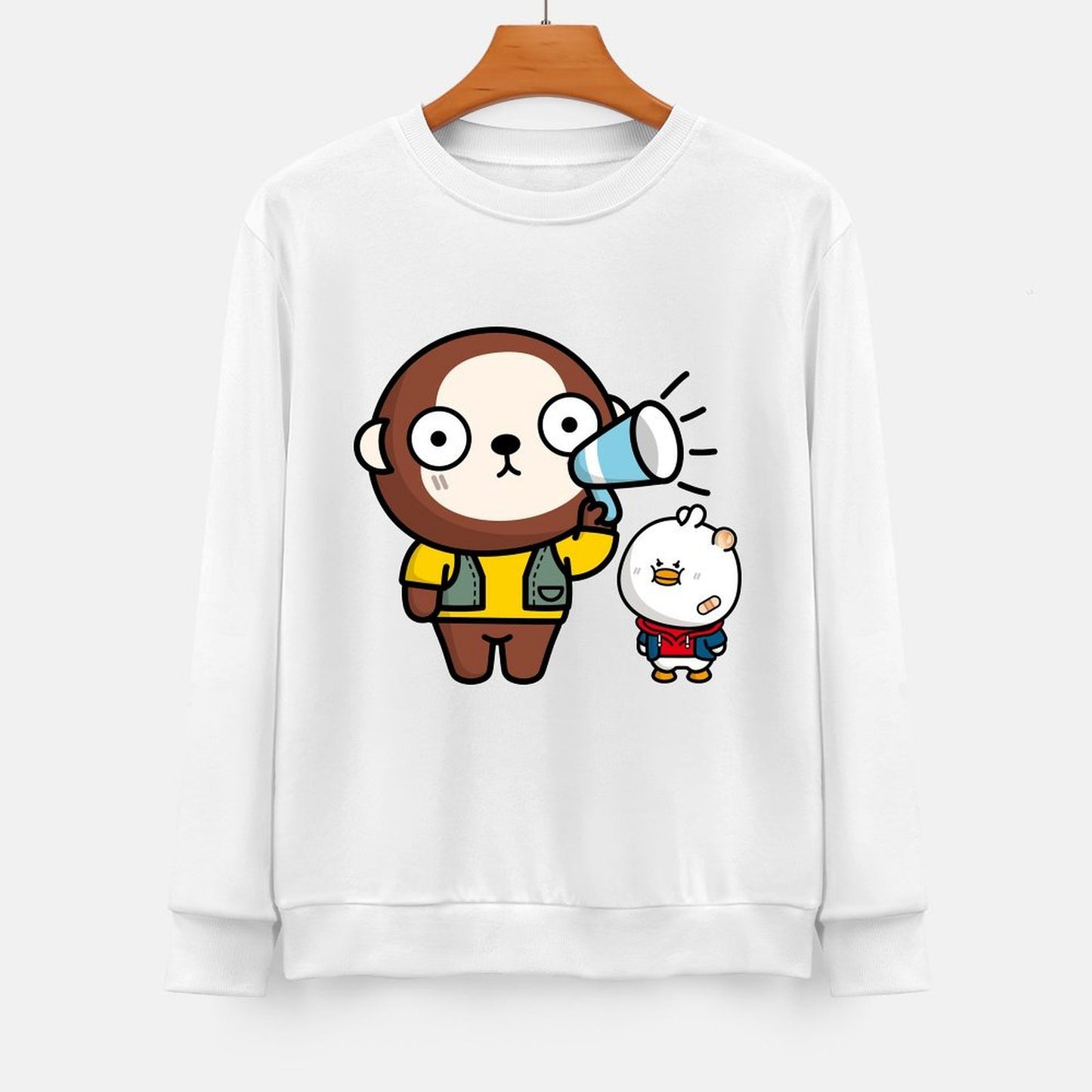 Front Patterned Long Sleeve TopBatch-Printed ActiveLine