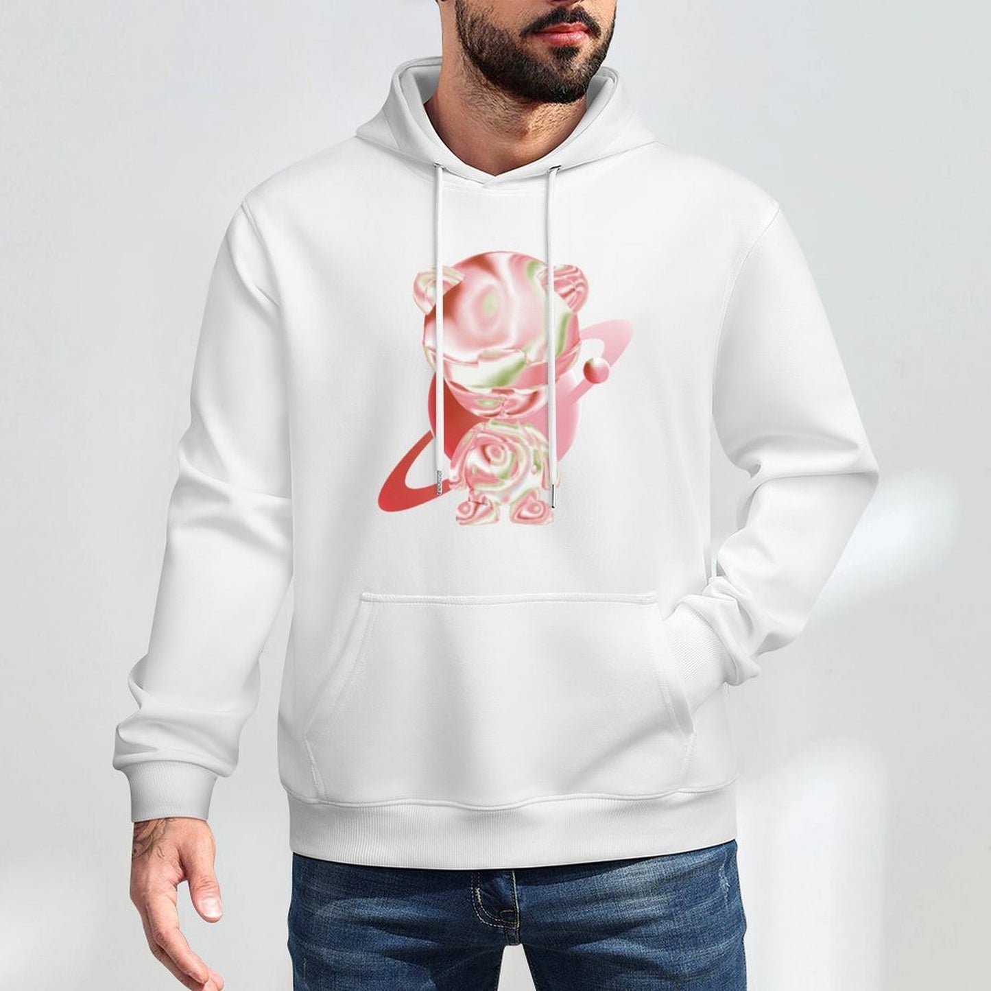 Hoodie Front PatternPrinted Neutral