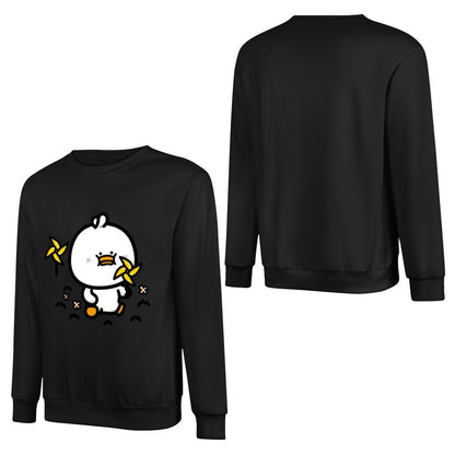 Front Patterned Long Sleeve TopPureStyle Cotton