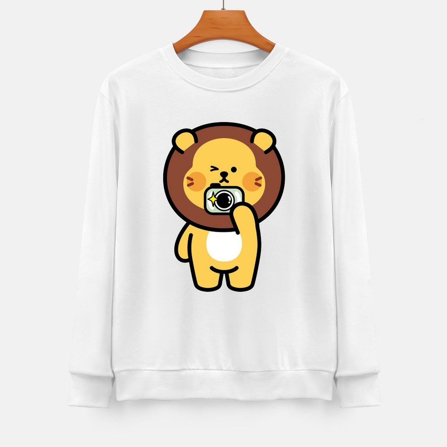 Front Patterned Long Sleeve TopCleanCut Unisex