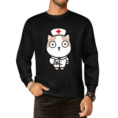 Front Patterned Long Sleeve TopRelaxFit Heritage