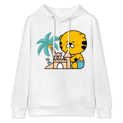 Smooth Feel Neutral Front Graphic Hoodies