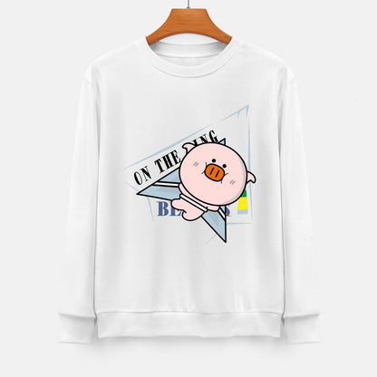 Front Patterned Long Sleeve TopCityStyle ActiveWear