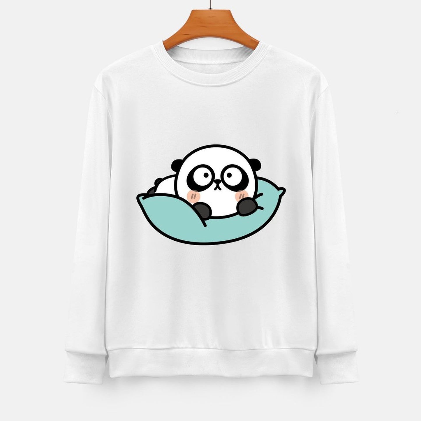 Front Patterned Long Sleeve TopClassicFit Basic