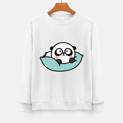 Front Patterned Long Sleeve TopClassicFit Basic