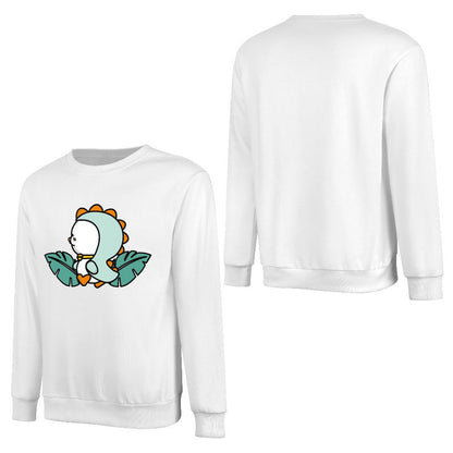 Front Patterned Long Sleeve Top100% Cotton Fitted