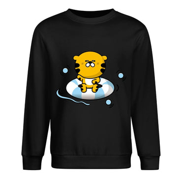 Front Patterned Long Sleeve TopActiveWear SoftWear